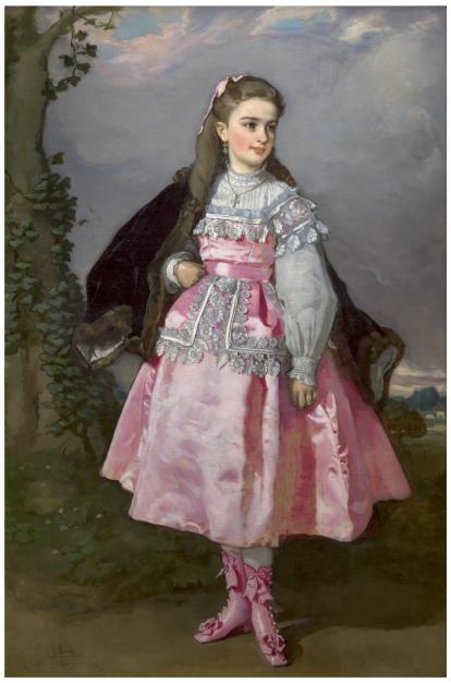 Eduardo Rosales Gallinas, Concepción Serrano, después condesa de Santovenia, 1871. Óleo sobre lienzo. ©Archivo Fotográfico. Museo Nacional del Prado.