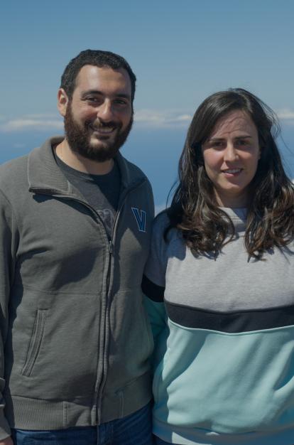 Escorza y Abdul-Masih, trabajan en el IAC gracias a las becas de posdoctorado Junior Leader, del programa de becas con el que la Fundación ”la Caixa”.