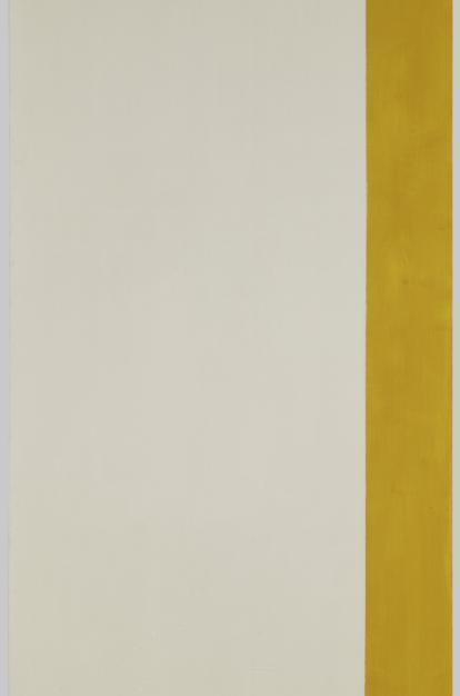 Barnett Newman, «Not There–Here» [No allí-aquí], 1962. Centre Pompidou, París. Musée national d’art moderne / Centre de création industrielle AM 1988-1166.