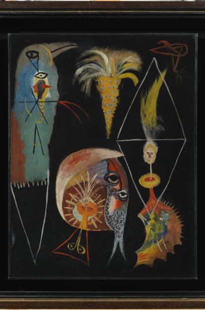 Modest Cuixart, Sin título (1947). Colección de Arte Contemporáneo de la Fundación ”la Caixa”.