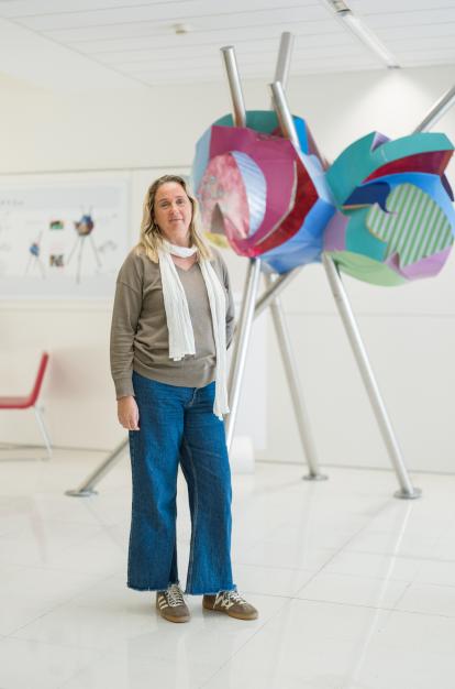 Núria García, paciente con esclerosis múltiple atendida en el CEMCAT del Hospital Vall d’Hebron.