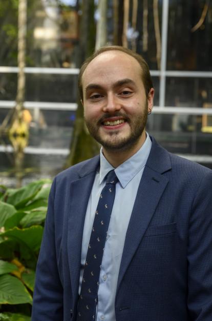 David Izquierdo, físico en el Instituto de Ciencias del Espacio (ICE-CSIC) de Cerdanyola del Vallès y becario de la Fundación ”la Caixa”.