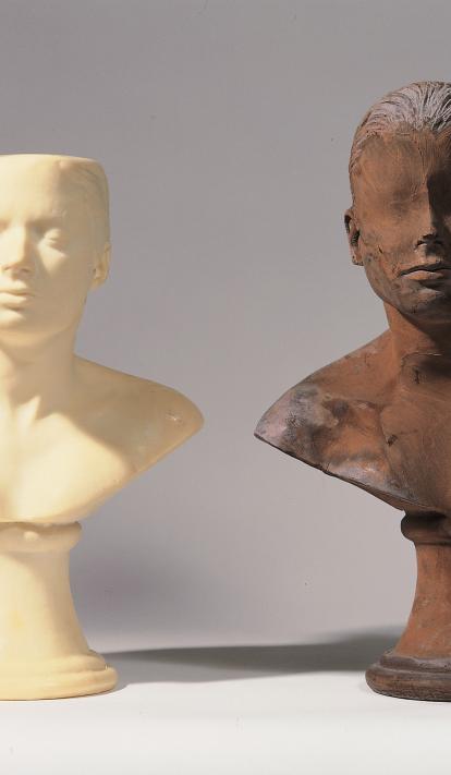 Janine Antoni, Lamer y enjabonar, 1993.
