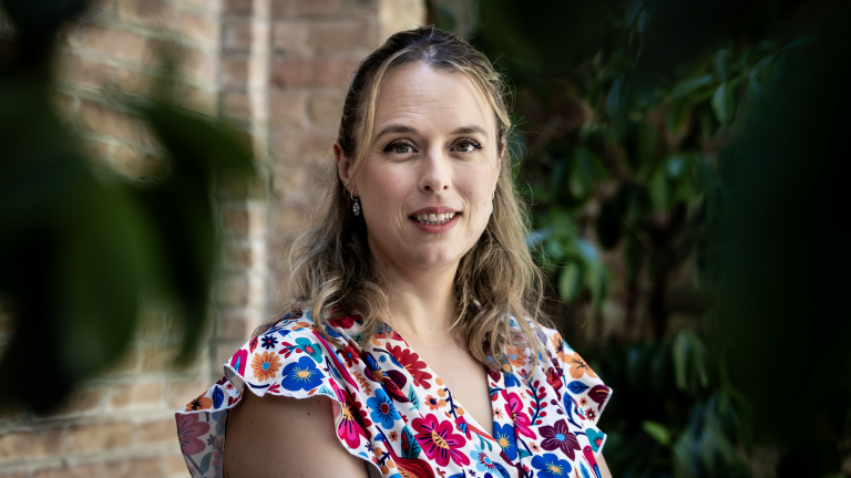 Irene Marco, fellowship recipient of the ”la Caixa” Foundation and principal investigator at the Institute for Bioengineering of Catalonia (IBEC), where she leads the Molecular Imaging for Precision Medicine group.
