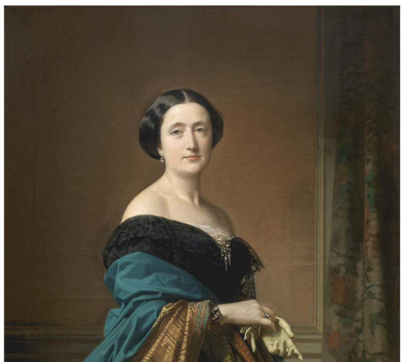Federico de Madrazo y Kuntz, Saturnina Canaleta, 1856. Óleo sobre lienzo. 