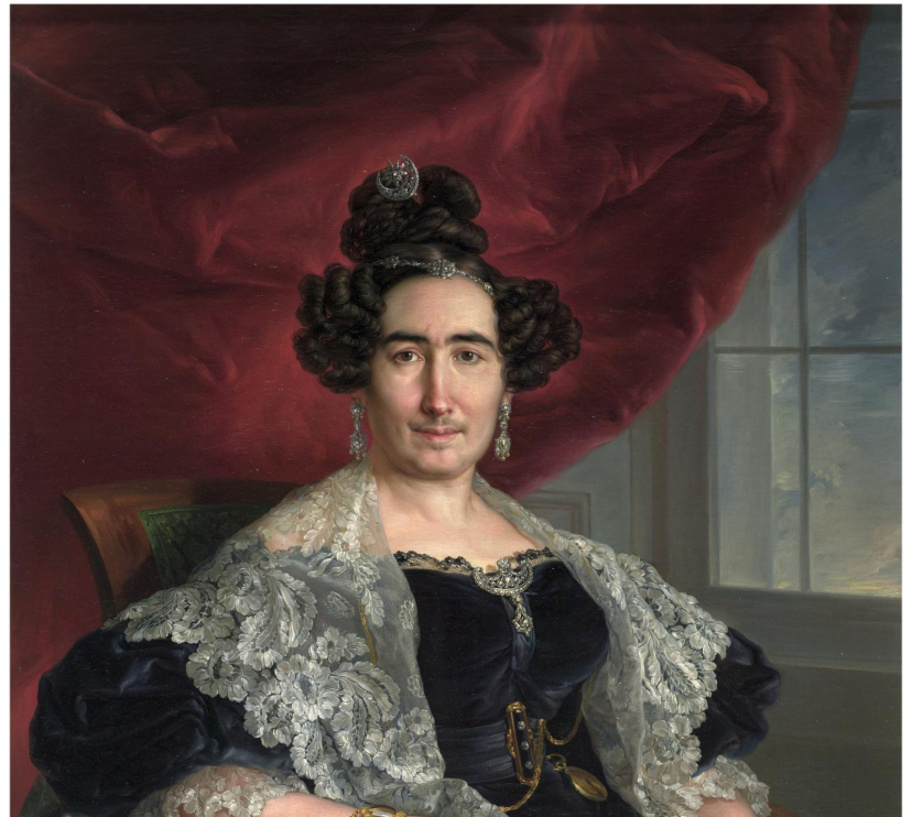Vicente López Portaña, La señora de Delicado de Imaz, hacia 1836. Óleo sobre lienzo. 