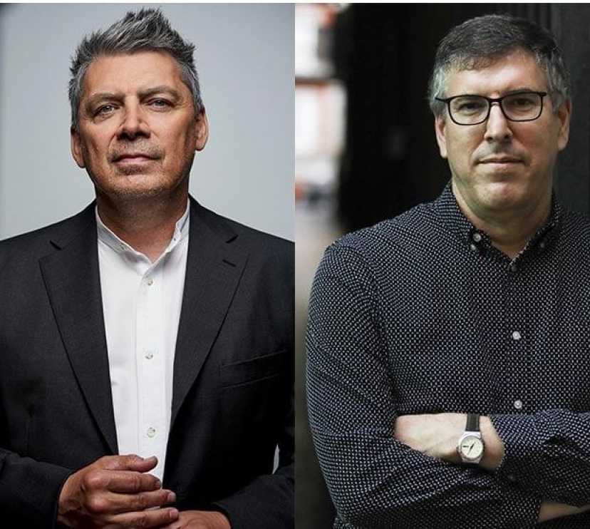 Michel Jean y Guillermo Altares