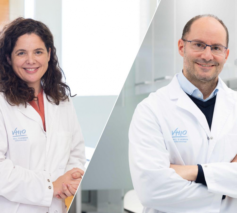 Los doctores Elena Garralda y Rodrigo Toledo, del VHIO