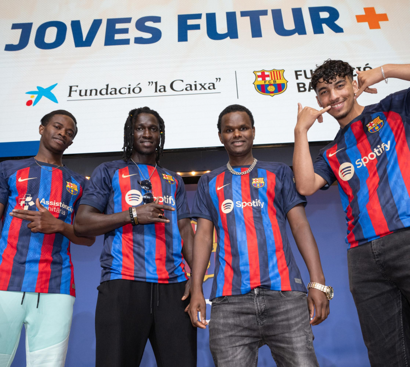 Joves Futur+, projecte impulsat per la Fundació FC Barcelona i la Fundació ”la Caixa".