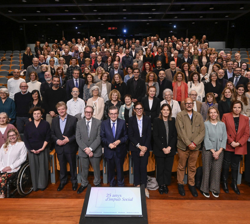 Acte de celebració dels 25 anys de Convocatòries de projectes socials.
