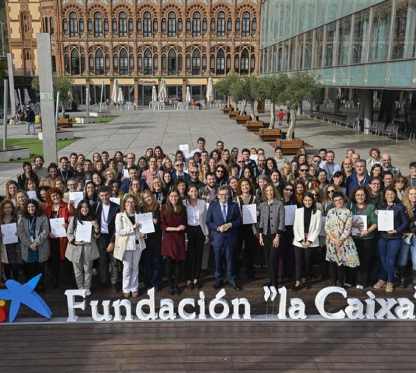 Acte de cloenda de la primera Convocatòria Educaixa.