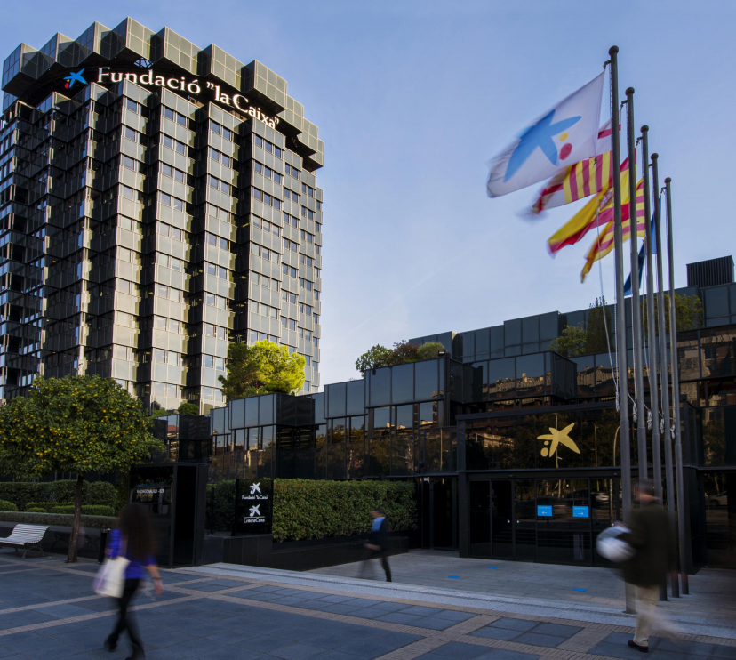 Serveis centrals de la Fundació ”la Caixa” a Barcelona.