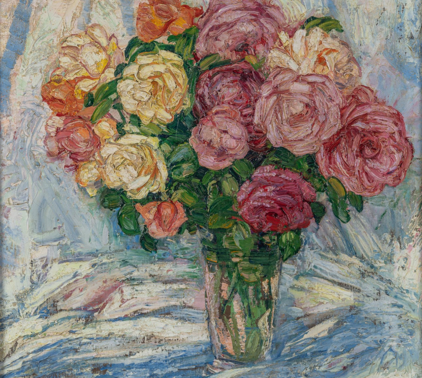 Ignacio Zuloaga, «Florero», 1943. Óleo sobre tela.