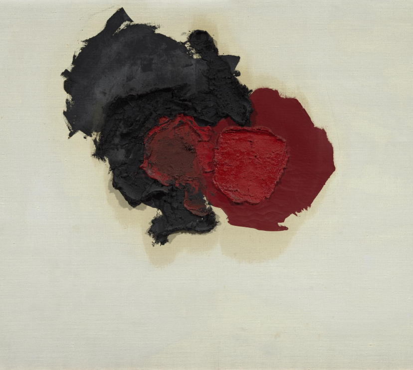 Luis Feito, Sense títol (1964). Colecció d’Art Contemporani de la Fundació ”la Caixa”.