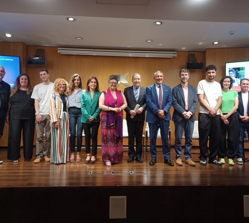 Moment de la presentació de l’informe al Palau Macaya de la Fundació ”la Caixa”.