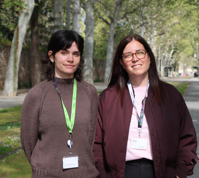 Las investigadoras Anna Brugulat y Clara Gallay.