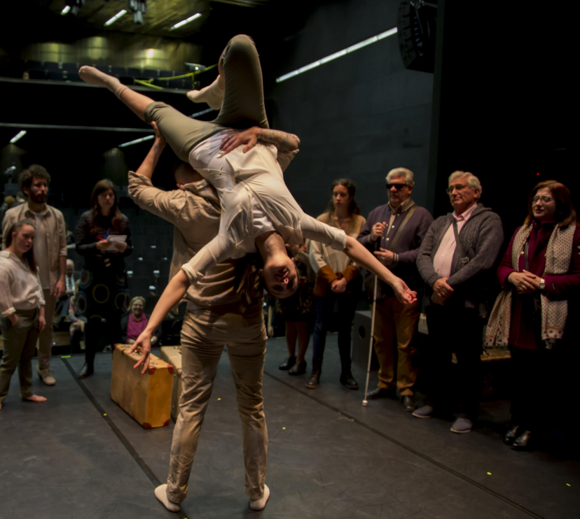 Proyecto Bailar La Danza Sin Verla. Asociación Compañía Danza Vinculados. Granada. Convocatoria programa Art for Change de Fundación ”la Caixa”.