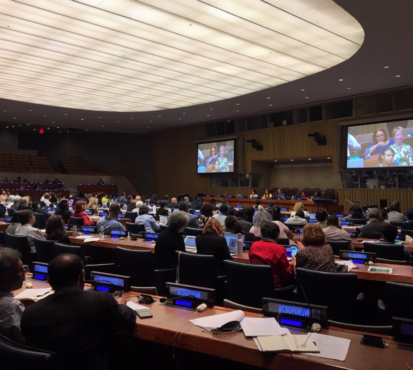 Civil Society SDG UN Summit (2018): Participación en este fórum en Naciones Unidas (Nueva York) sobre la consecución de los ODS por parte de la sociedad civil.