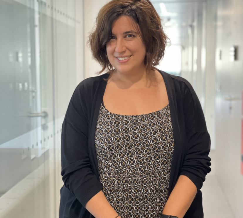 María Salgado, investigadora IGTP en IrsiCaixa y co-autora del estudio publicado en Nature Medicine.