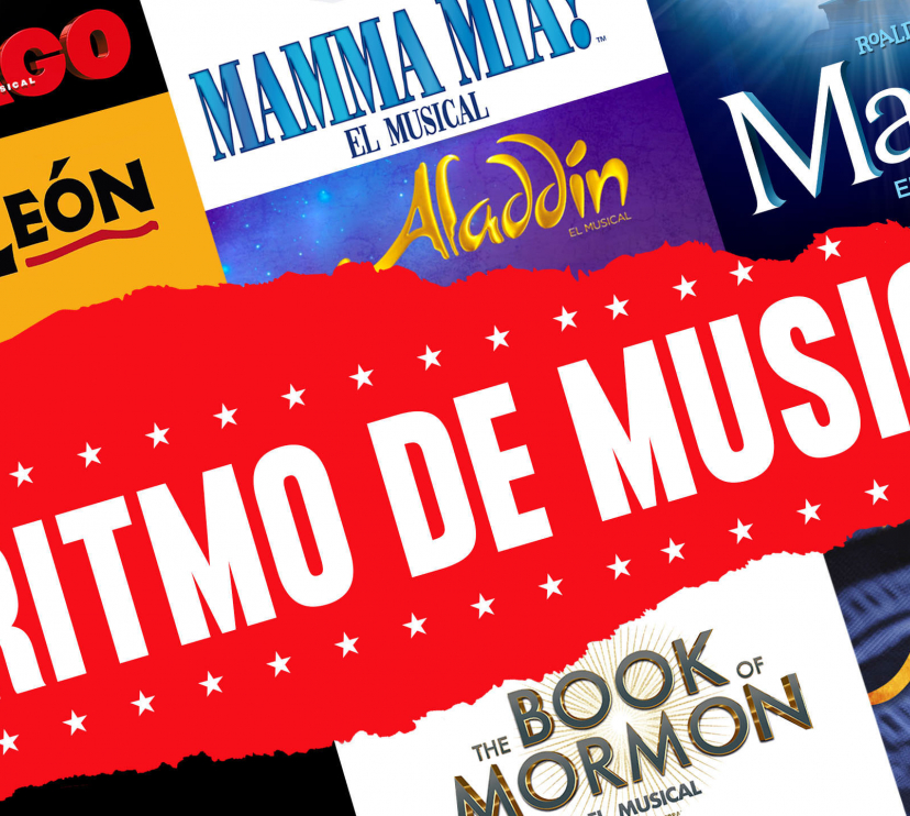 Poster del pódcast "A ritmo de musical"