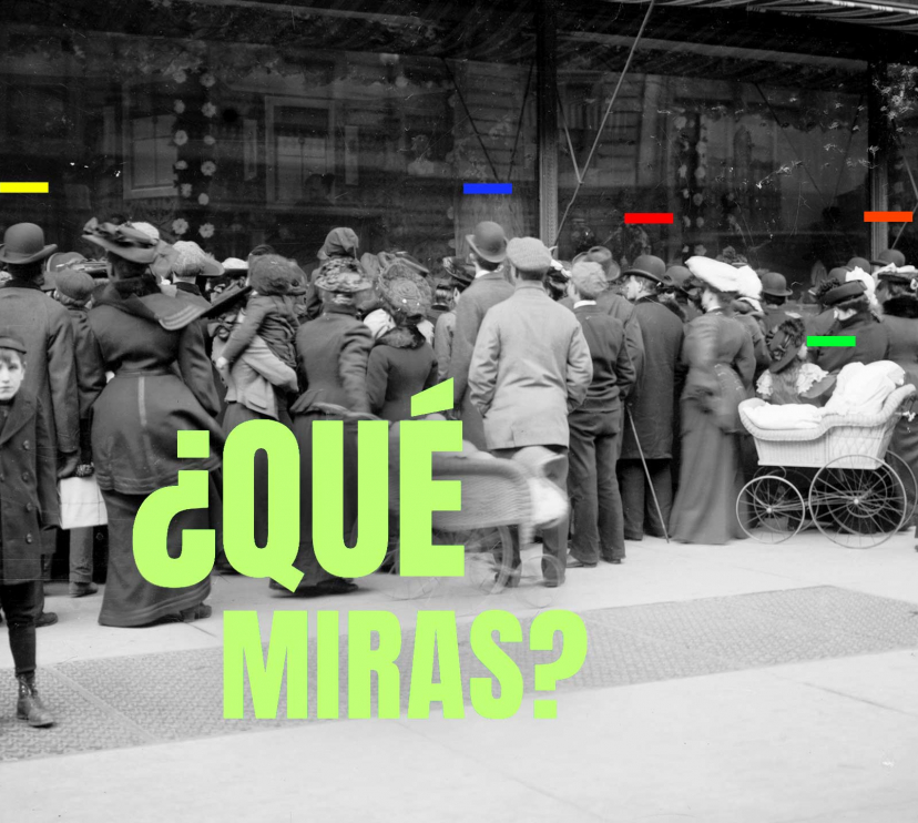 Cartell de ¿Qué miras?.