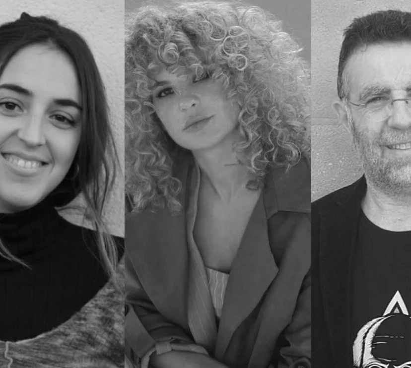 L'advocada i influencer Sheila Casas, el psicòleg clínic, psicoanalista i professor de la UOC José Ramon Ubieto, i la periodista i moderadora del debat Alba Riera.