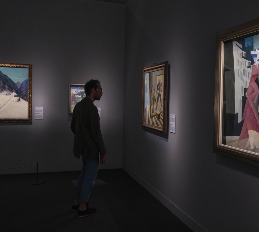 Imágenes de la exposición de CaixaForum Barcelona «Tiempos inciertos. Alemania entre guerras».