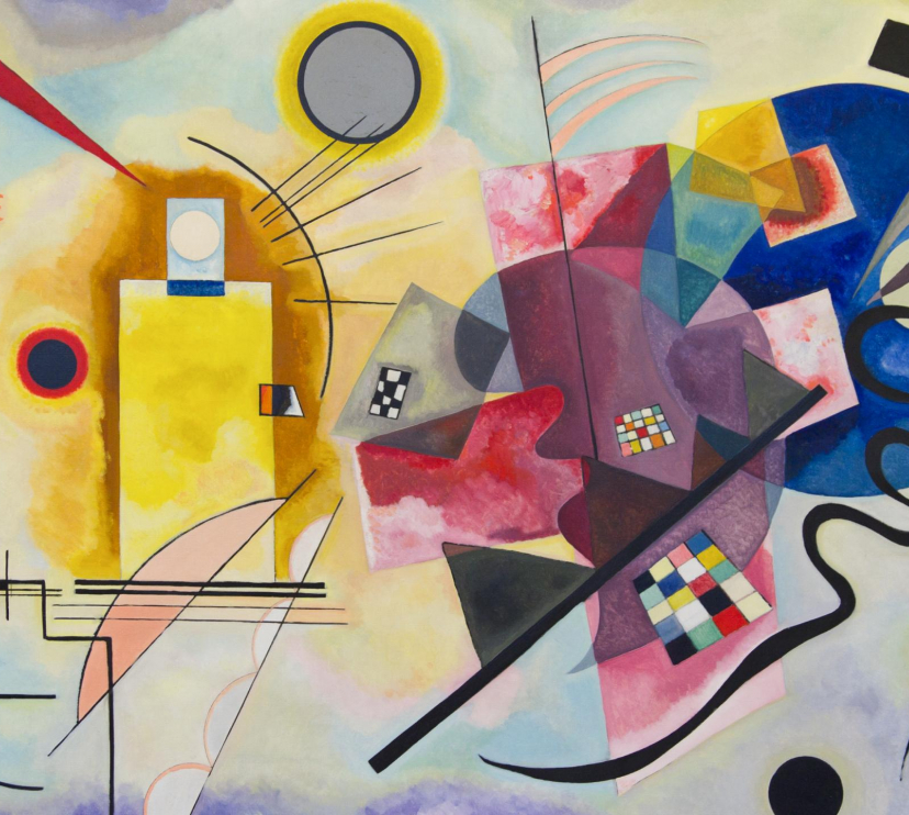 Imagen del documental «Kandinsky: voir la musique, réinventer la peinture», de Pierre-Henri Gibert. Cinétévé, ARTE France y Centre Pompidou, con el apoyo de la Procirep-Angoa y el CNC, y la participación de CaixaForum+