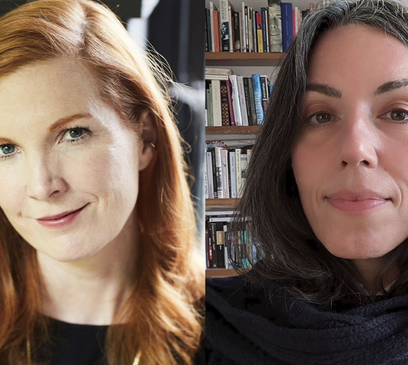 Kate Crawford, experta en IA y autora de Atlas de IA, y Marta Peirano, periodista especializada en tecnología y poder.