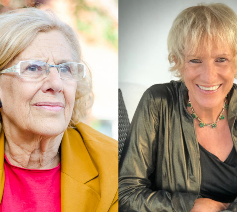 Imagen de Manuela Carmena y Lidia Ravera. 