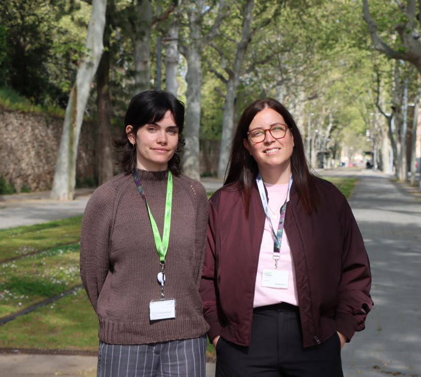 Las investigadoras Anna Brugulat y Clara Gallay.