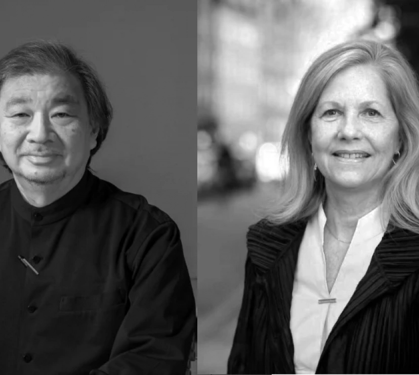 Imatge de Shigeru Ban i Martha Thorne.