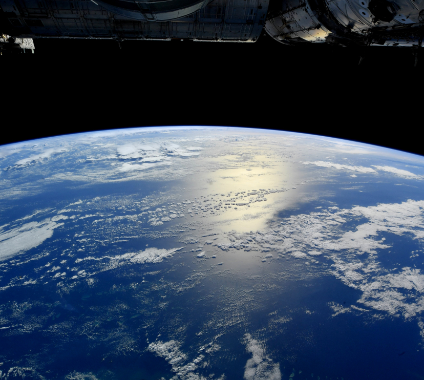 La Terra des de l’Estació Espacial Internacional.