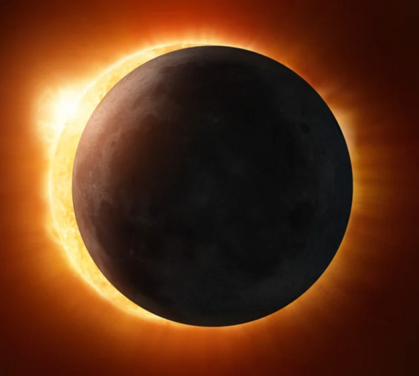 Eclipse total de sol.