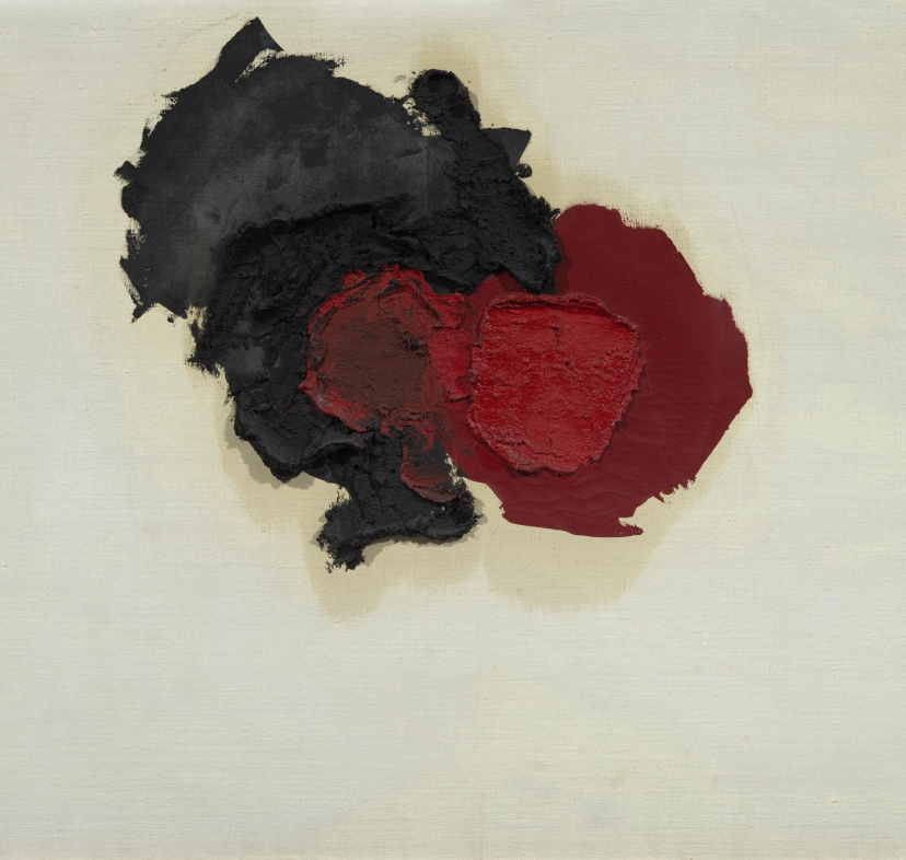 Luis Feito, Sin título (1964). Colección de Arte Contemporáneo de la Fundación ”la Caixa”. 