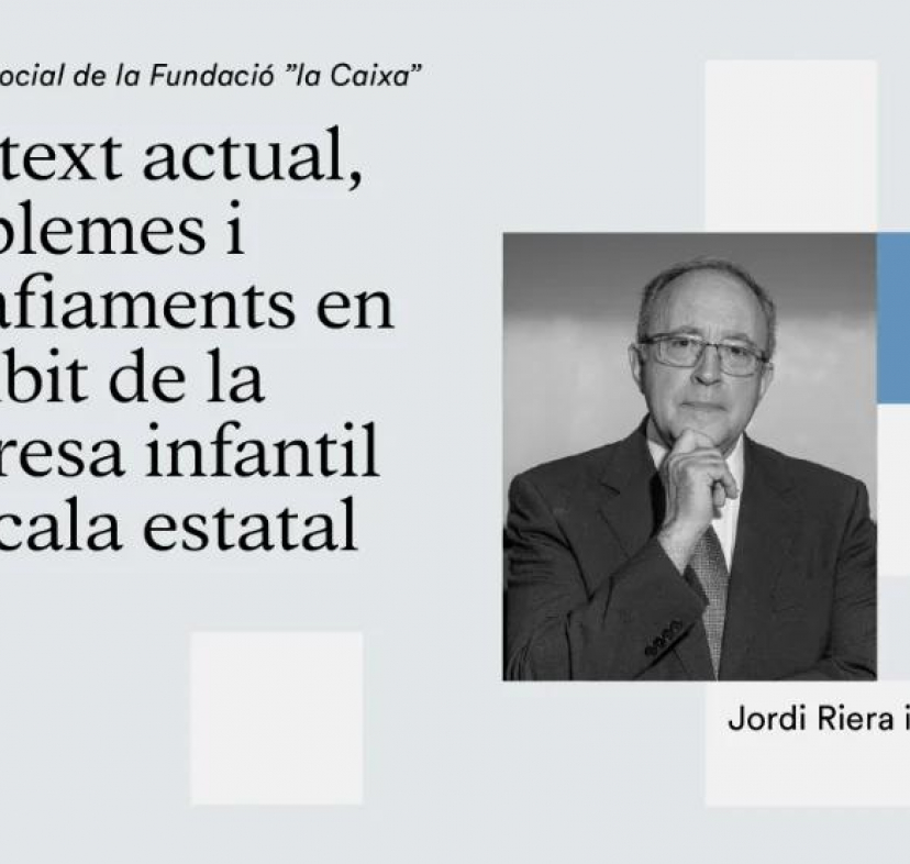 Imatge de la sessió de la Càtedra Social de la Fundació ”la Caixa” sobre pobresa infantil a CaixaForum València.