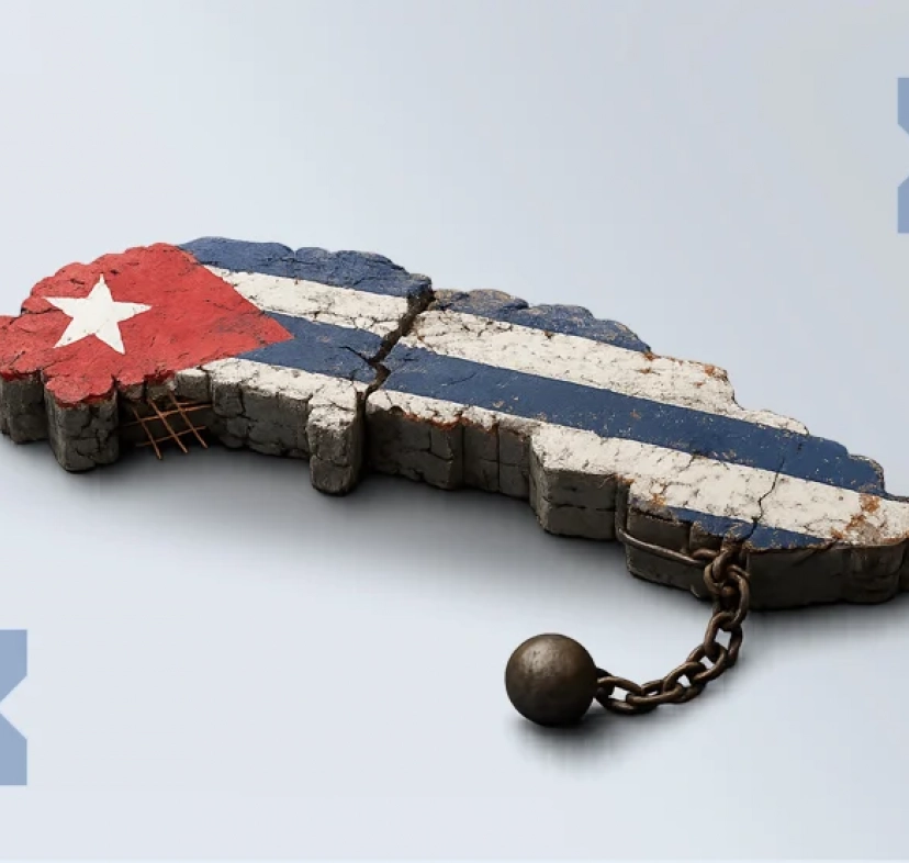 Imatge de la conferència Cuba assetjada: entre el col·lapse econòmic, la crisi humanitària i l’amenaça intervencionista al Palau Macaya.