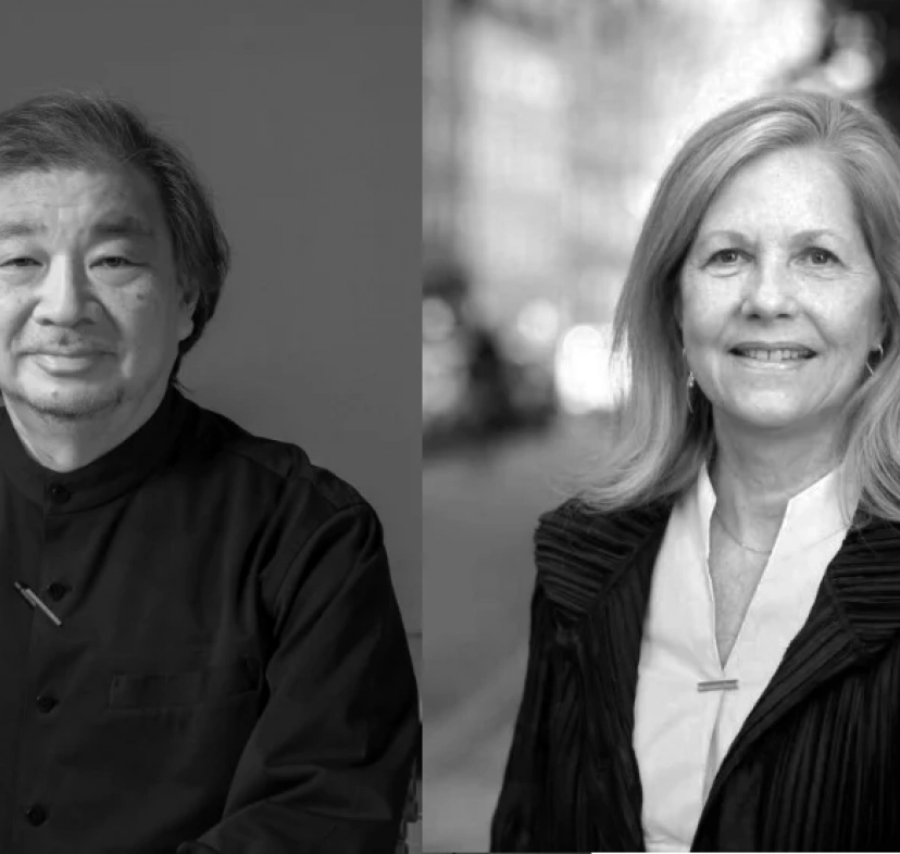 Imatge de Shigeru Ban i Martha Thorne.